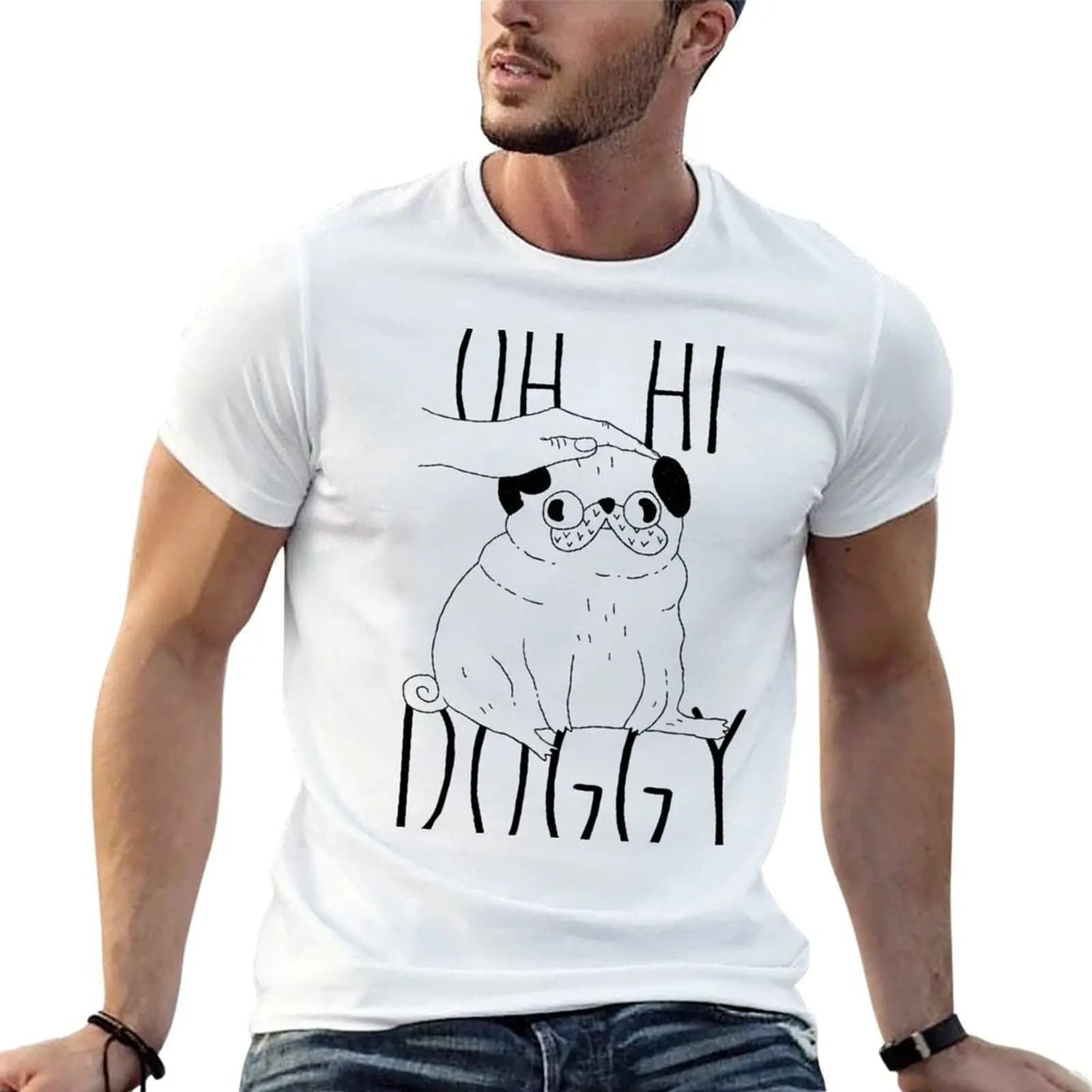 Pug Snug T-Shirt vintage clothes quick-drying Men's t-shirts