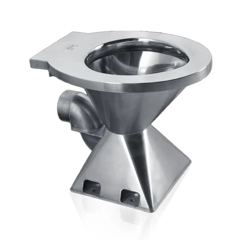 Portable stainless steel floor-to-ceiling toilet, engineering ship RV yacht special toilet