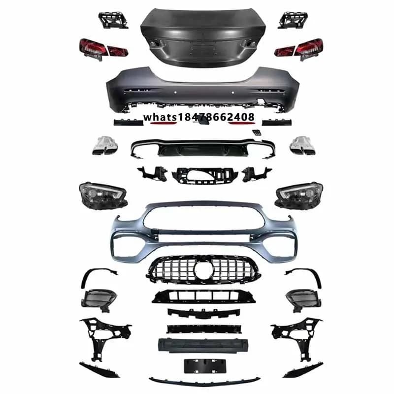 W213 Old Upgrade New E63 S 1:1 Body Kit Auto Parts for Mer-cedes-Ben-z E-Class 16-20 E-Class W213 Upgrade 21 E63S