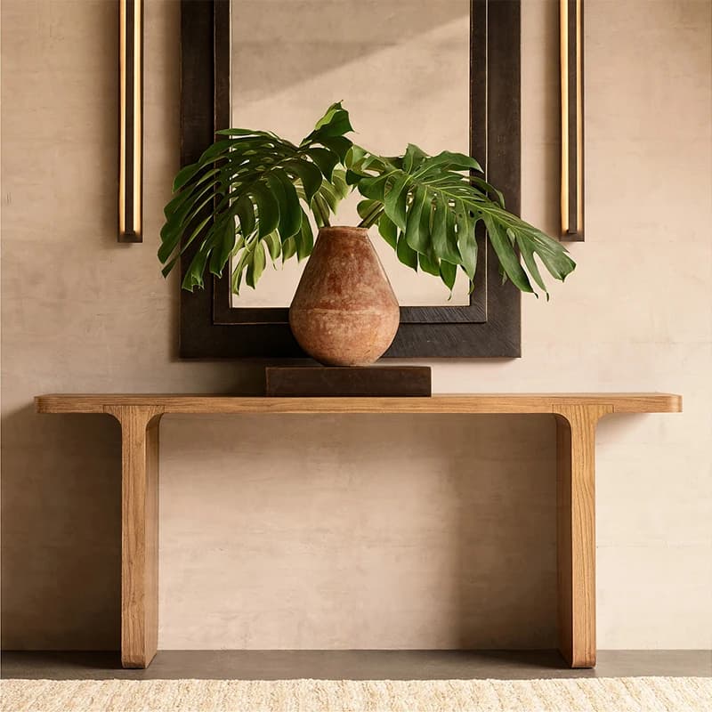 Nordic Vintage Console Table Minimalist Aesthetic Elegant And Subtle Console Table Rectangle Design Bureau Furniture Living Room