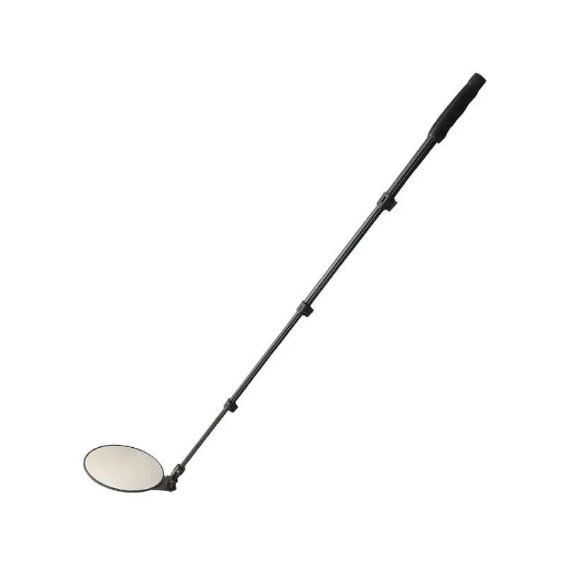 Car bottom inspection mirror, wide-angle convex mirror, retractable inspection