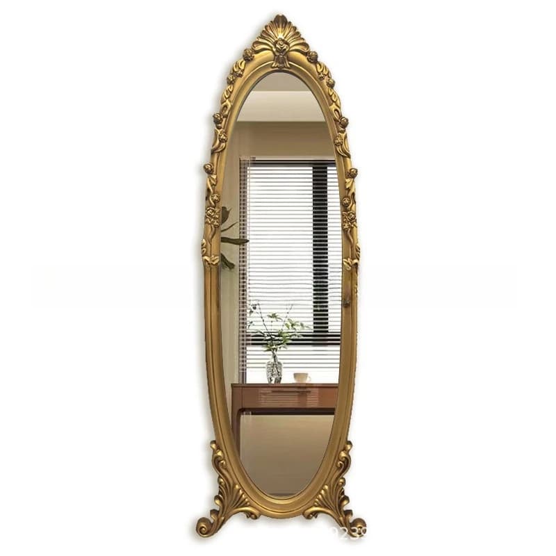 Full-length mirror full-length floor mirror economical carved bedroom
