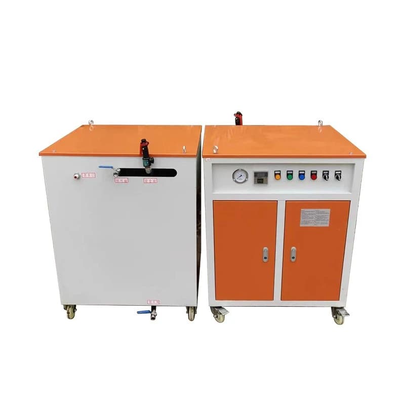 Bridge maintenance steam generator, electric road cement maintenance steam engine
