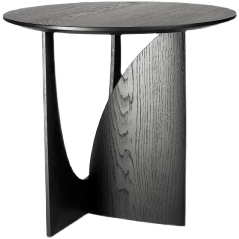 Round side table small coffee table sofa side   y