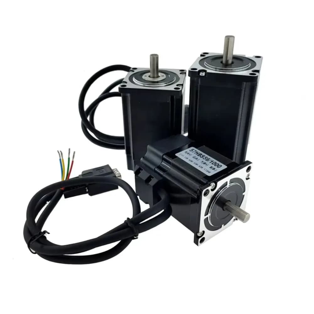 Motor paso a paso Nema 23, servomotor 57HBS2401 76, Motor paso a   bucle cerrado, 1,3 nm, 1000PPR, híbrido