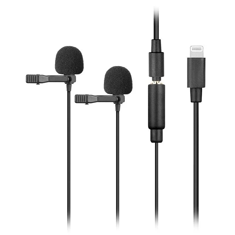 -M2D collar microphone, radio microphone, live recording microphone