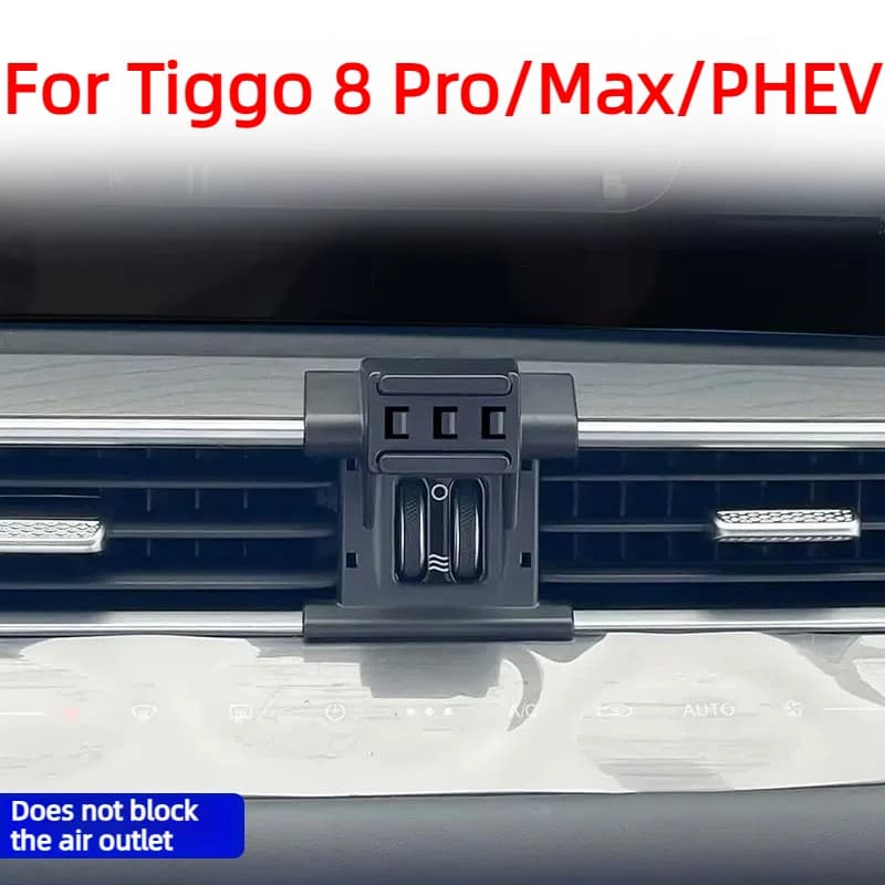 Car Phone Holder For Tiggo 8 Pro/Max/PHEV 2024 Accessories,Plastic Material Stable Clamp Anti-Shake,Temp Resistant Anti-Fall