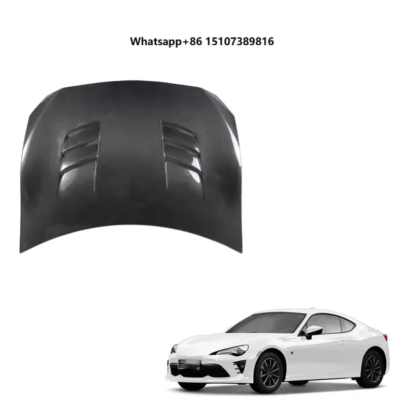 Carbon Fiber A Style Engine Hood Fit For GT86 ZN6 2012-2020 Lightweight Car Tuning Parts