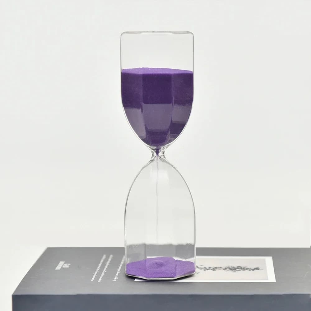 Creative Diamond Shaped Hourglass Timer 15-Minute Indoor Outdoor Multifunctional Decorative Accessories Creative Ornaments Gifts