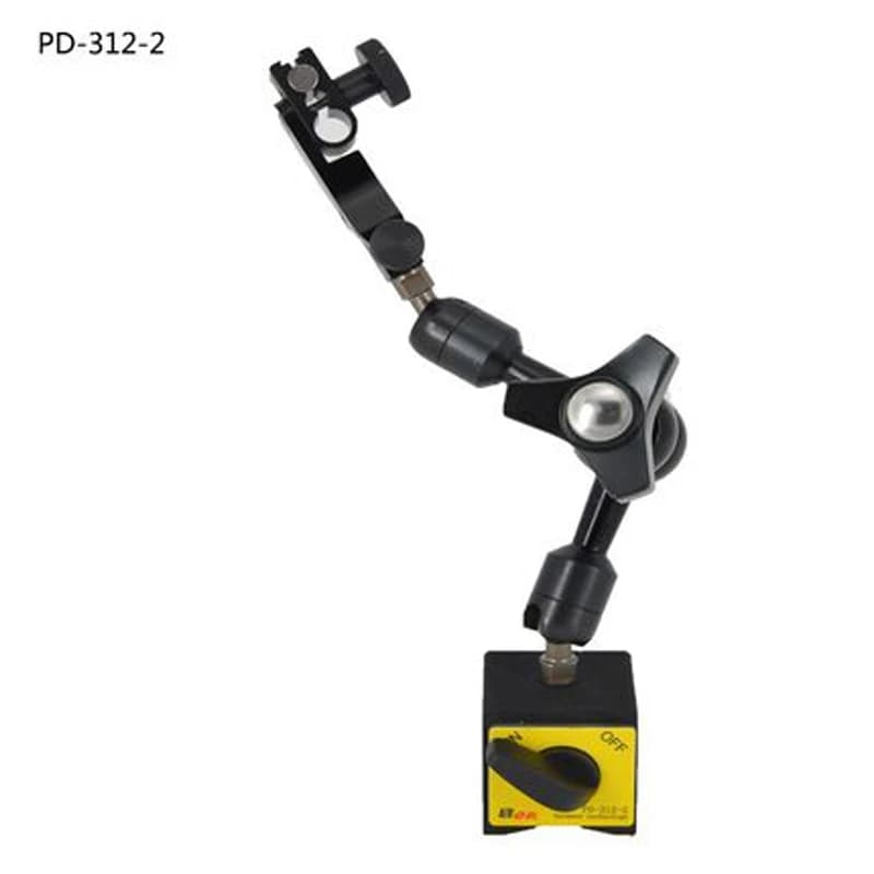 Mini Universal Flexible Magnetic Base Foldable Holder Stand and Dial Test Indicator Analog Gauge Scale Precision Indicator Tool