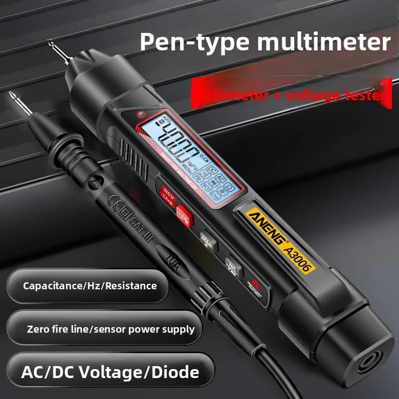 High Precision Pen Digital Multimeter, Multi-function Electrician Voltage and Open Testing