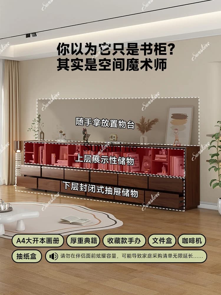 formaldehyde-free custom solid wood bedside table, antique integrated rack in household bedroom  FT