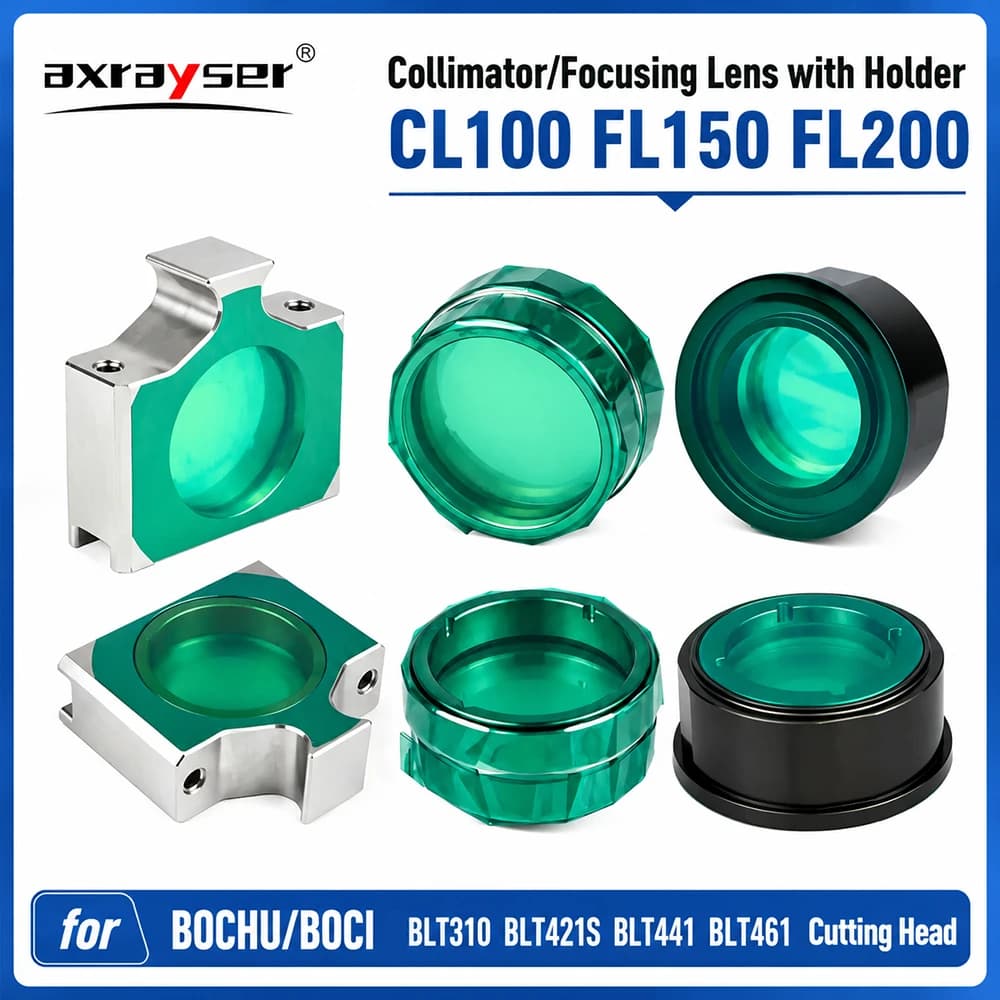 BOCHU Collimator/Focusing Lens with Drawer Holder CL100 FL150 FL200 for BOCI BLT310 BLT421S BLT441 BLT461 Cutting Head