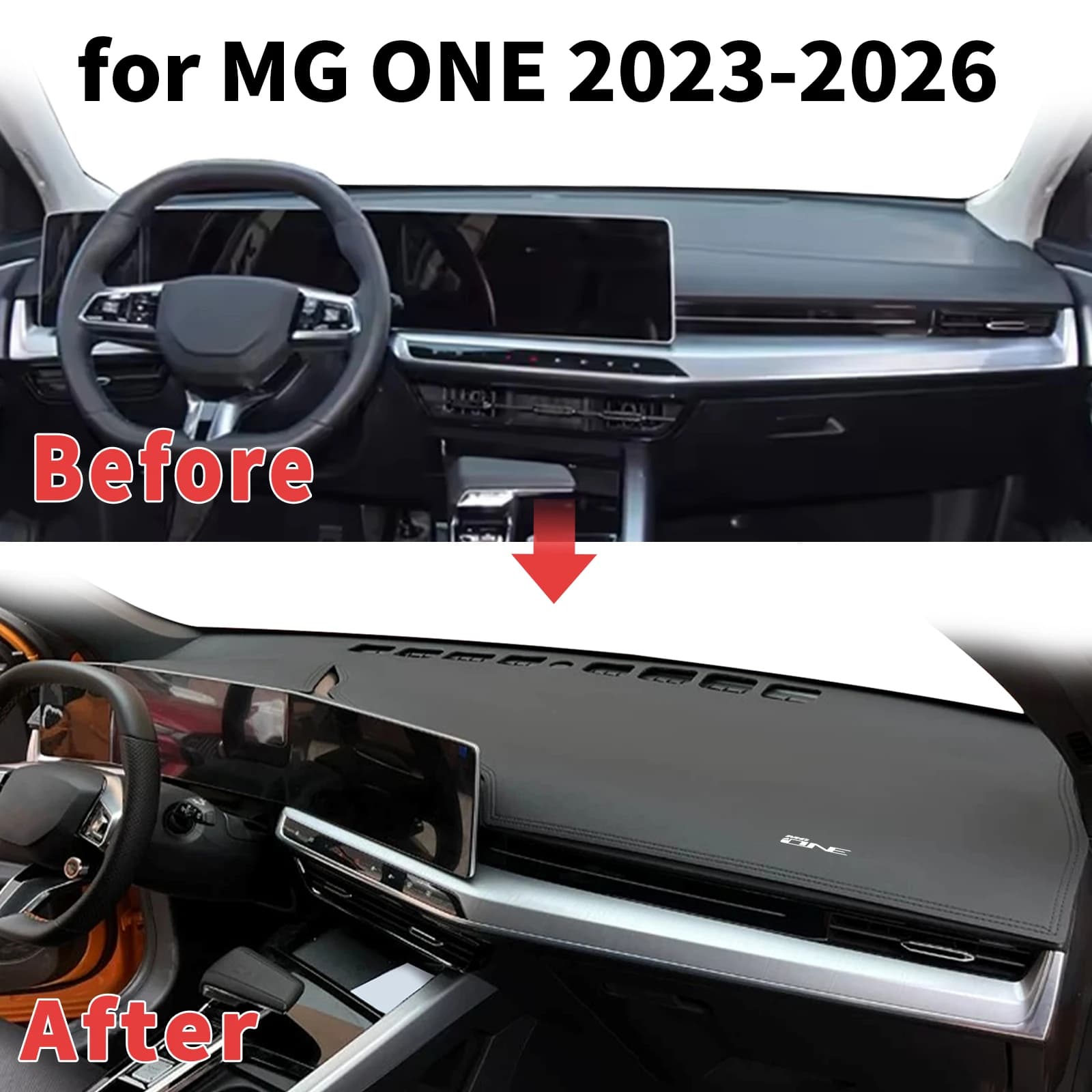 for MG ONE 2023 2024 2025 2026 Dashboard Cover Sun Shade Protector Dashmat Anti-Glare UV Block Carpet Mat Automotive Dash Mat