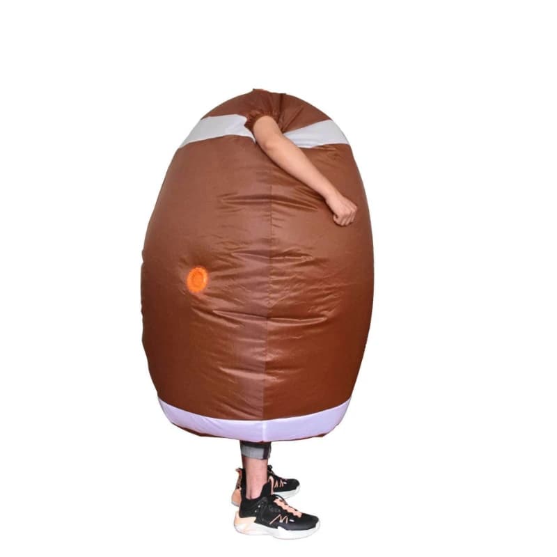 Football inflatable suits, NFL Super Bowl fans cheer inflatable suits party supplies props