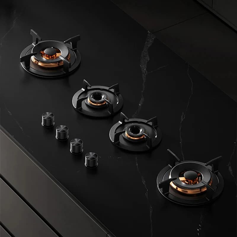 Premium Built-In Cooker 4 .Kw Copper Flame Fault Panel - Can Be In Kitchens