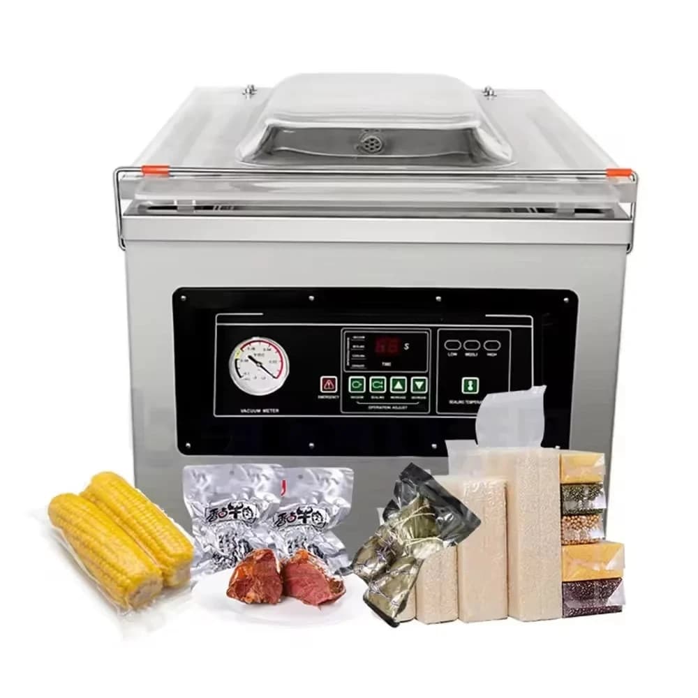 Commercial Small Continuous Plastic Aluminum Foil Bag Heat Sealer Portable Kitchen Food Bag Sealing Machine