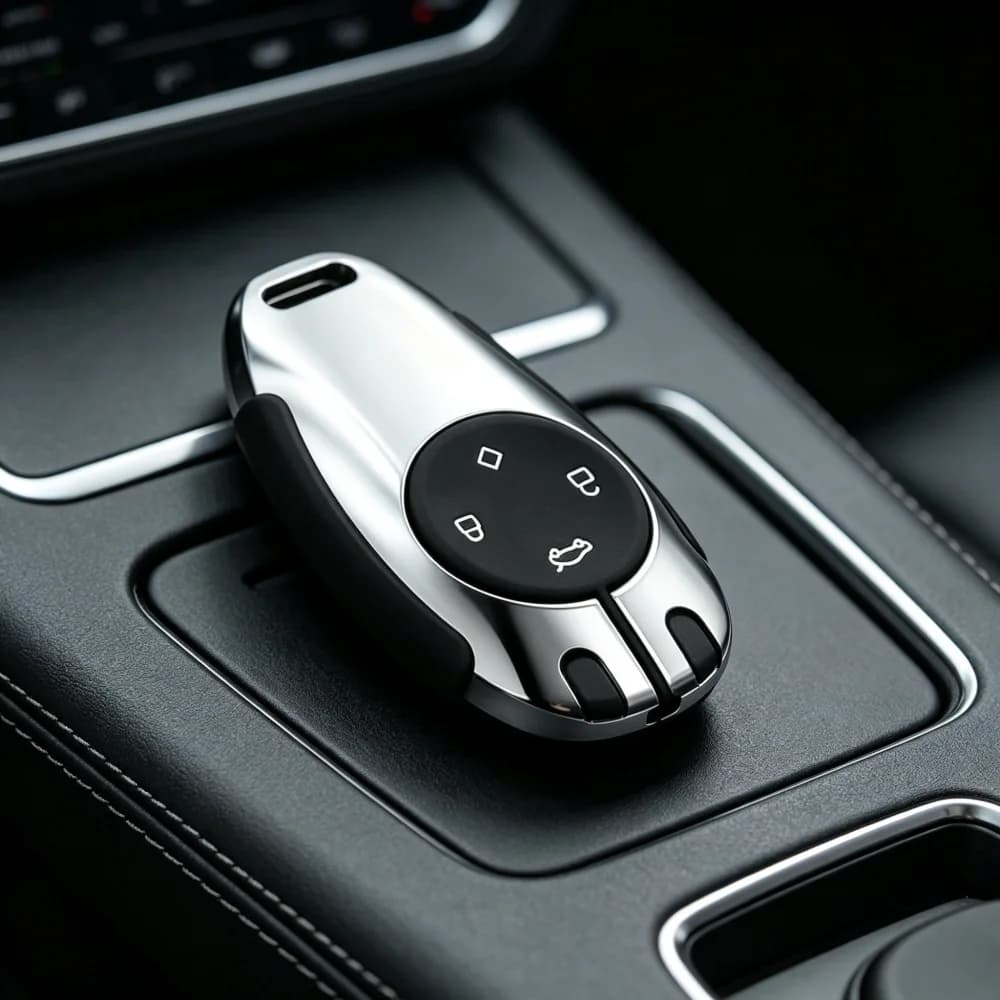 Metal Car Key Case Cover Key Shell Protector for Leapmotor C11 C01 T03 Extended Range Version Accessories