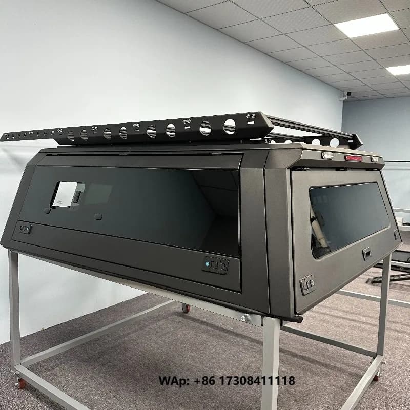In Stock Fast Shipping Truck Bed Cover Camper Shell Canopy for TACOMA DOGE RAM 1500 GLADIATOR JT F150 5.5 FT