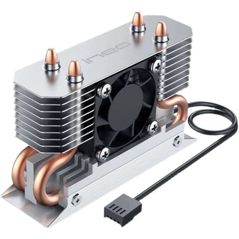 Double composite copper tube double-sided radiator plate ineo M2 intelligent speed regulating fan nvmeSSD vest armor