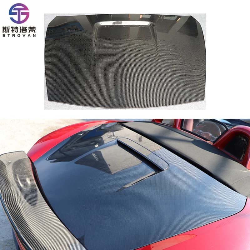STLF CLRAK Car Car Upgrade Carbon Fiber Tailgate New Condition Fit Suitable for 2012-2016 718 981 Wet Carbon Fiber