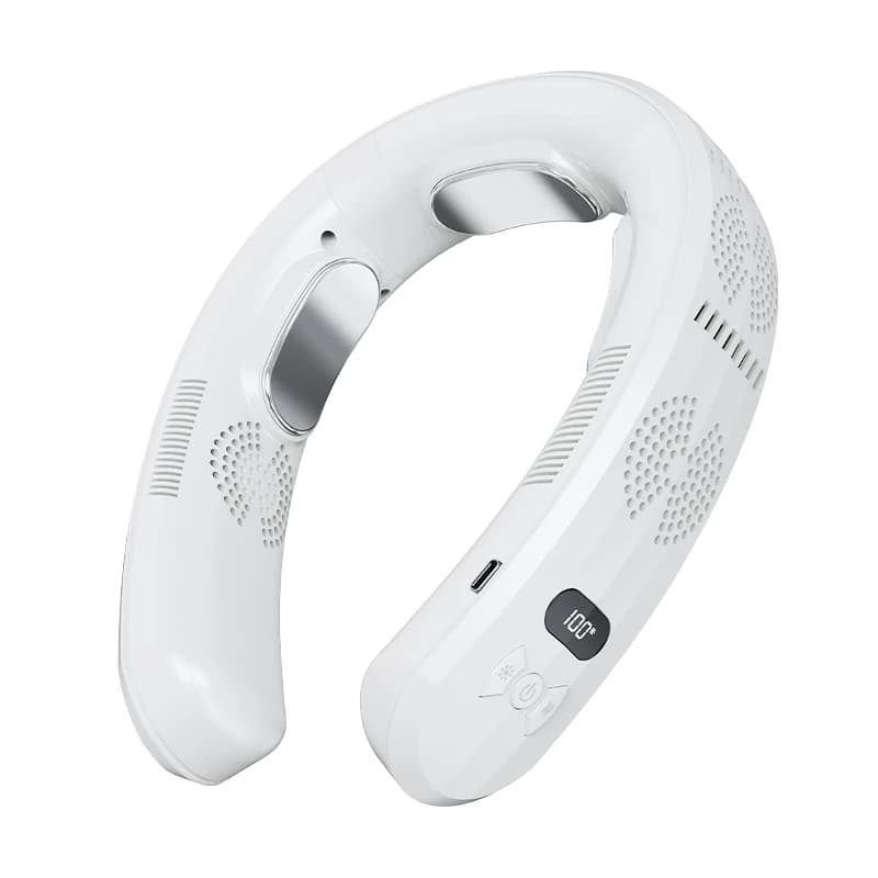 Fresh Battery Flexible Commercial Fashion Hanging Neck Fan Wearable Neck Fan Portable Air Conditioner Neck Fan