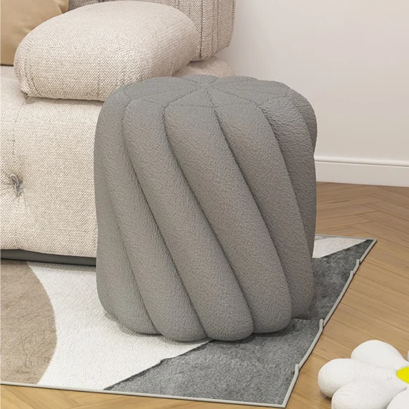 advanced pedal Makeup stool small round household Entrance sofa stool modern grey elegant taburete ergonómico home furniture