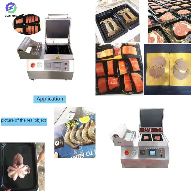 YWM Certificate Packing Machine Fruit Ready Meal Vacuum Packing Machine Shrimp Seafood Meat Vacuum Packing Machine