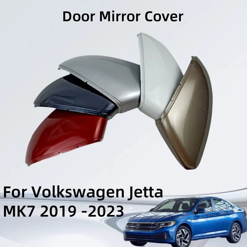 Cars Accessories Housing For Volkswagen Jetta MK7 2019 2020 2021 2022 2023 Door Mirror Cover Rearview Replace Housing