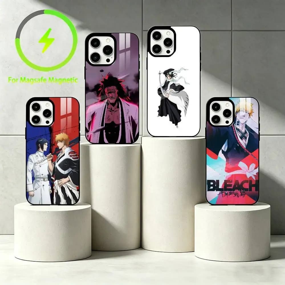 B-Bleachs Phone Case For iPhone 17,16,15,14,13,12,Plus,Pro,Max For Magnetic Wireless Charge