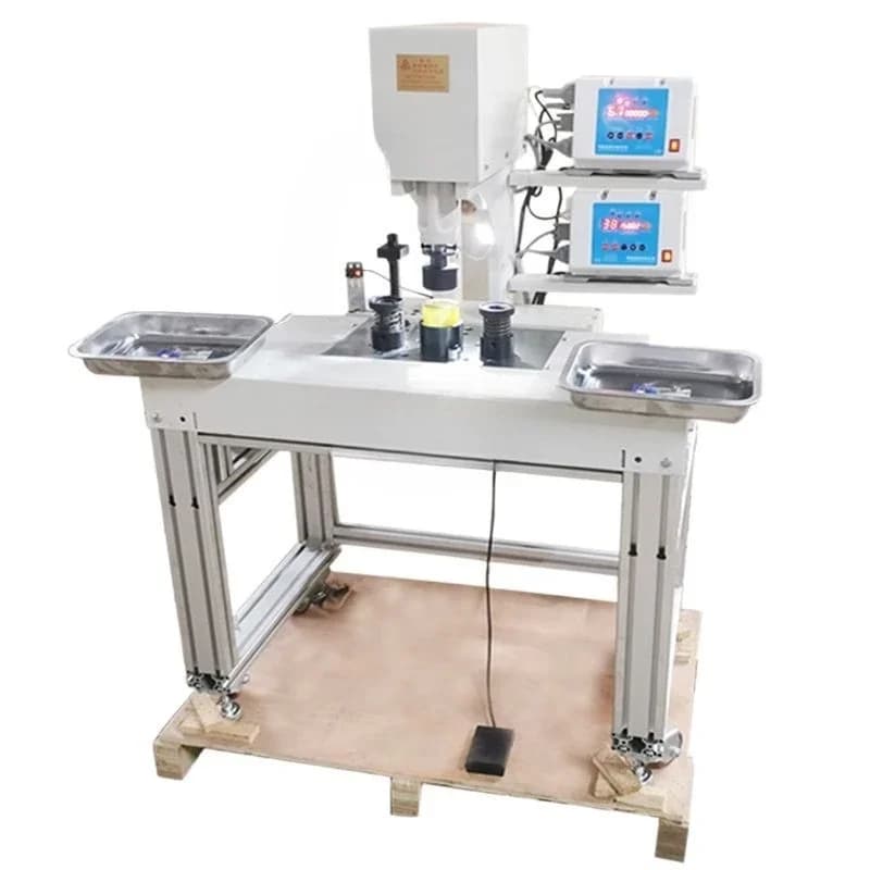 Computer automatic button wrapping machine, belt buckle, semi-automatic cloth wrapping machine, fully automatic electric