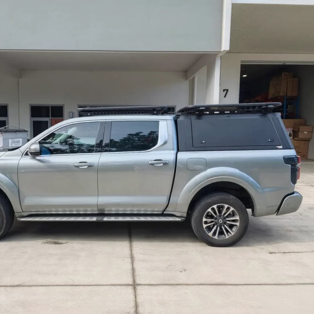 4x4 Aluminum Pickup Hardtop Topper for GWM Poer 2020+ Waterproof Camper Truck Ranger Canopy with Manual Locking Function