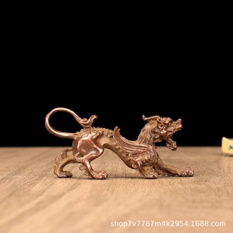 Brass alloy craft Pixiu home living room decorative ornament