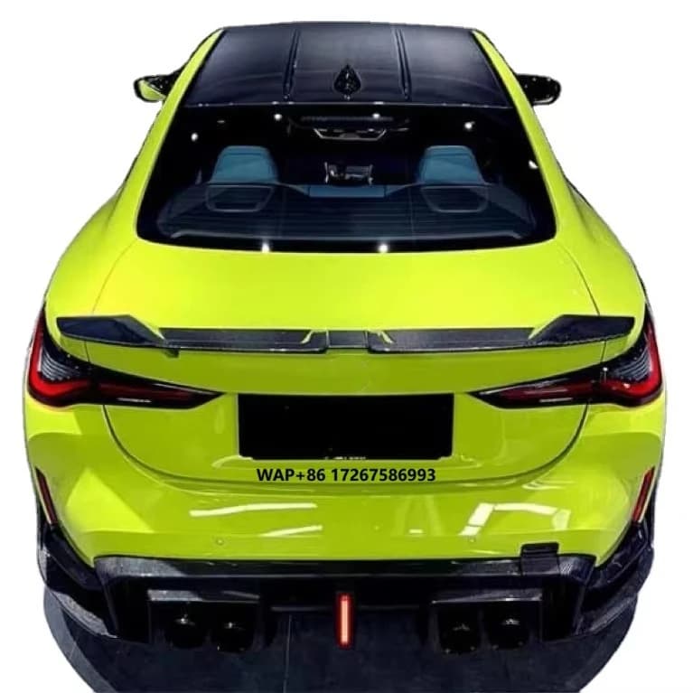 For  M4 G82 Carbon Fiber Spoiler Tail Body Kit