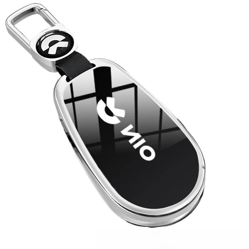 Premium Aluminum Alloy Key Cover Case for NIO ET5/ES7/ET7/ES6/EC6/ES8/ET5T - Protective Key Fob Shell Key Bag Chain