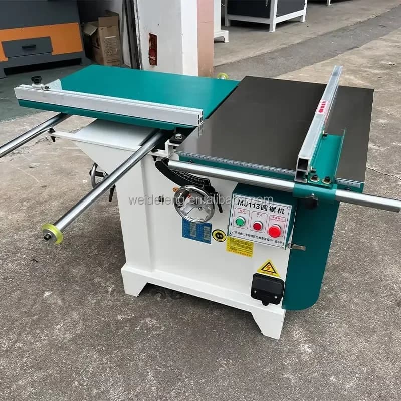 MJ113 Industrial Heavy Duty Sliding Circular Table Saw for Woodworking / Table Saw Wood Cutting Machine