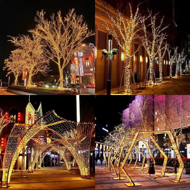 Outdoor Decorative Atmosphere Light Outdoor Light String Tree Light