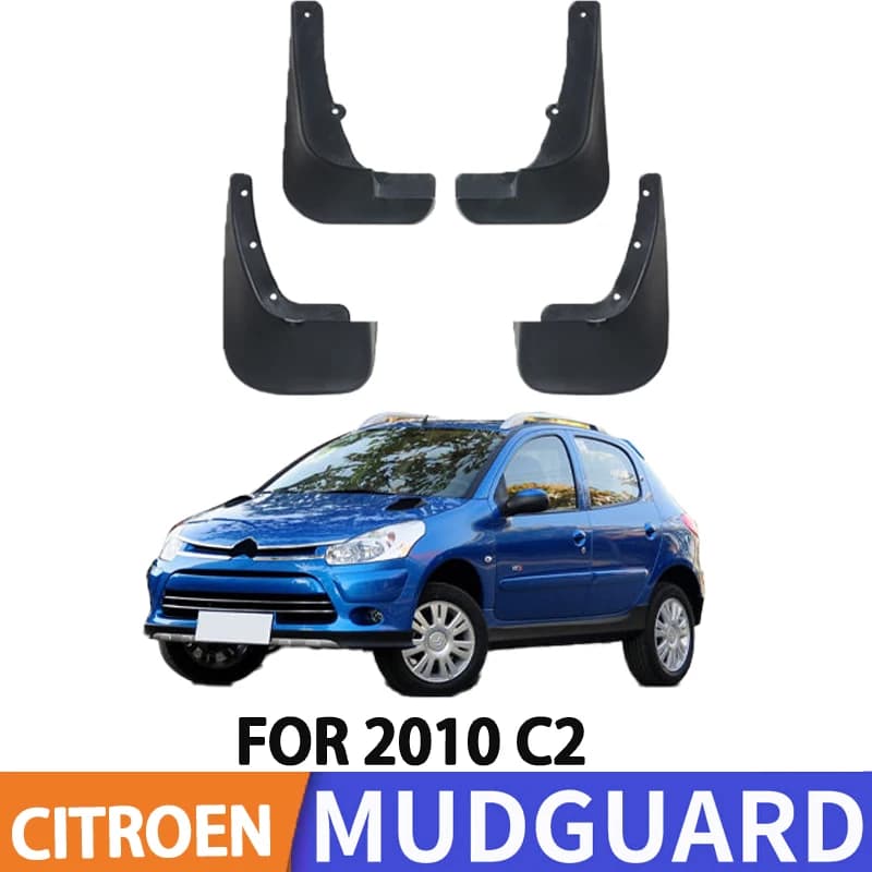 For 2010 Citroen C2 CITROEN Car Tire Fender Splash Guard Front and Rear Wheel Fenders