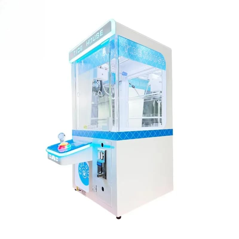 Commercial Amusement Park Entertainment Center Equipment Coin-operated Desktop Mini Plush Toy Doll Grabbing Machine Children's