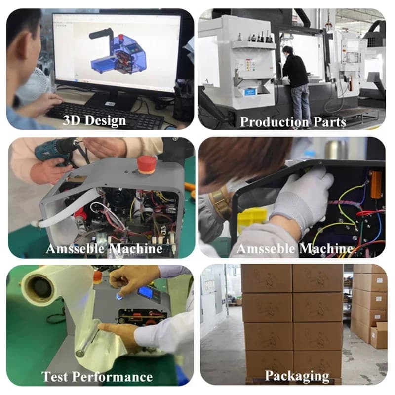 Inflatable Pocket Cushion Air Pillow Bubble Packaging Machine