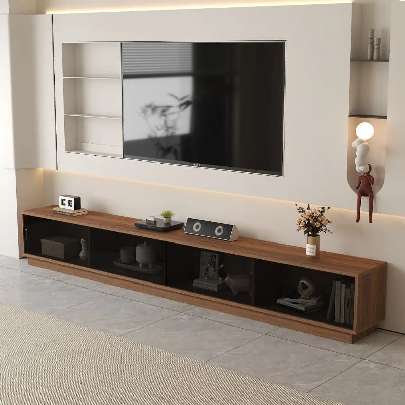 Media Modular Tv Cabinets Luxury Rustic Floor Storage Tv Cabinets Partitions Rack Muebles Para Salas Mid Century Furniture