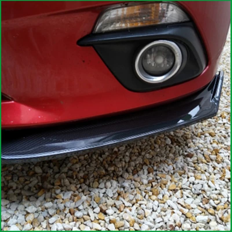 Car Styling For Mazda 3 Front Bumper Lip Protector Plate Cover Trim 2014-2018 Car Styling Decoration Auto Accessories for Enhanc