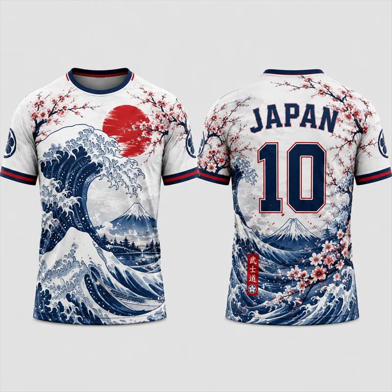 Fashion Japanese Style Football Jersey For Men Trendy Streetwear Outdoor Sports Customizable T Shirts Loose Quick Dry Kids Tees