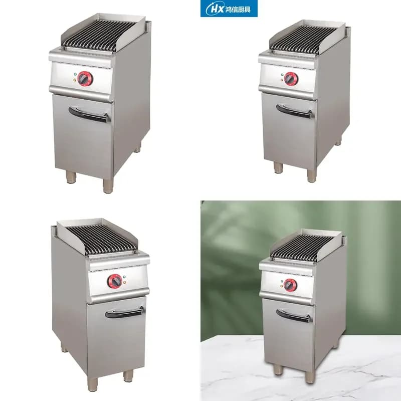 SFW Certificate Fried Griddle Fried Beef Steak Barbecue Electricity Grill Stainless Steel Commercial Outdoor Cooking Direct