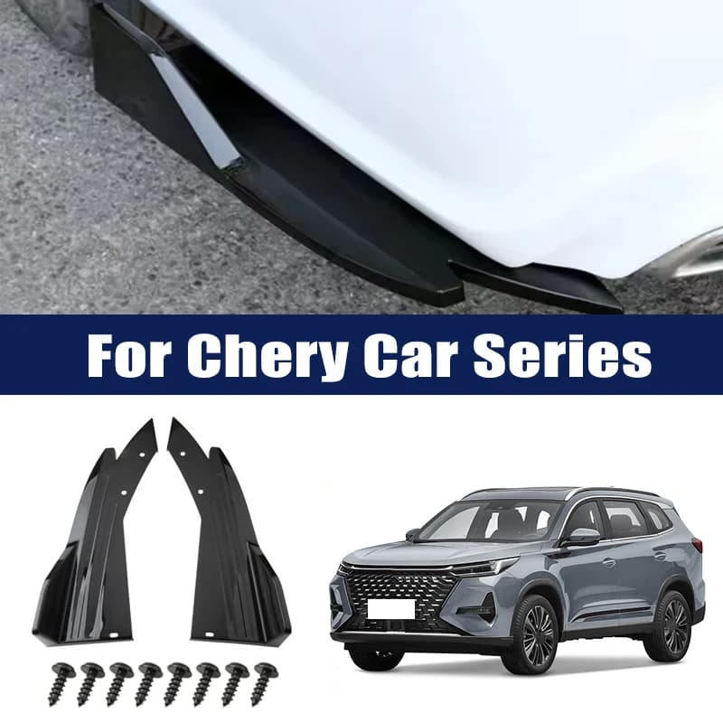 Rear Bumper Lip Diffuser Splitter Canard Protector Front Spoiler Body Kit For Chery Tiggo 3 5 7 8 Arrizo E3 Fulwin Win Jetour