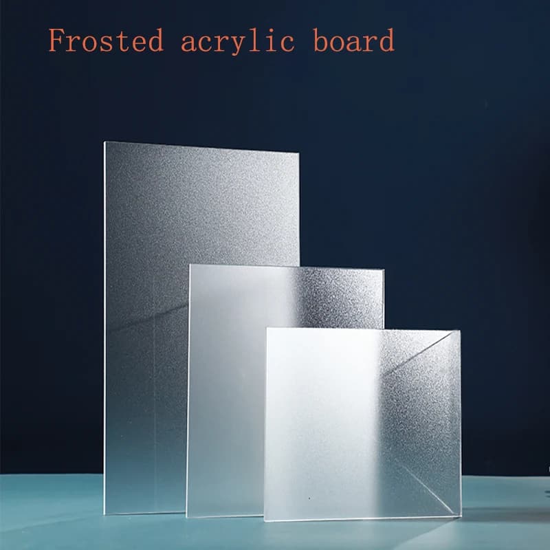 Acrylic frosted matte transparent board, diffusion board, semi transparent organic glass board, DIY handmade material