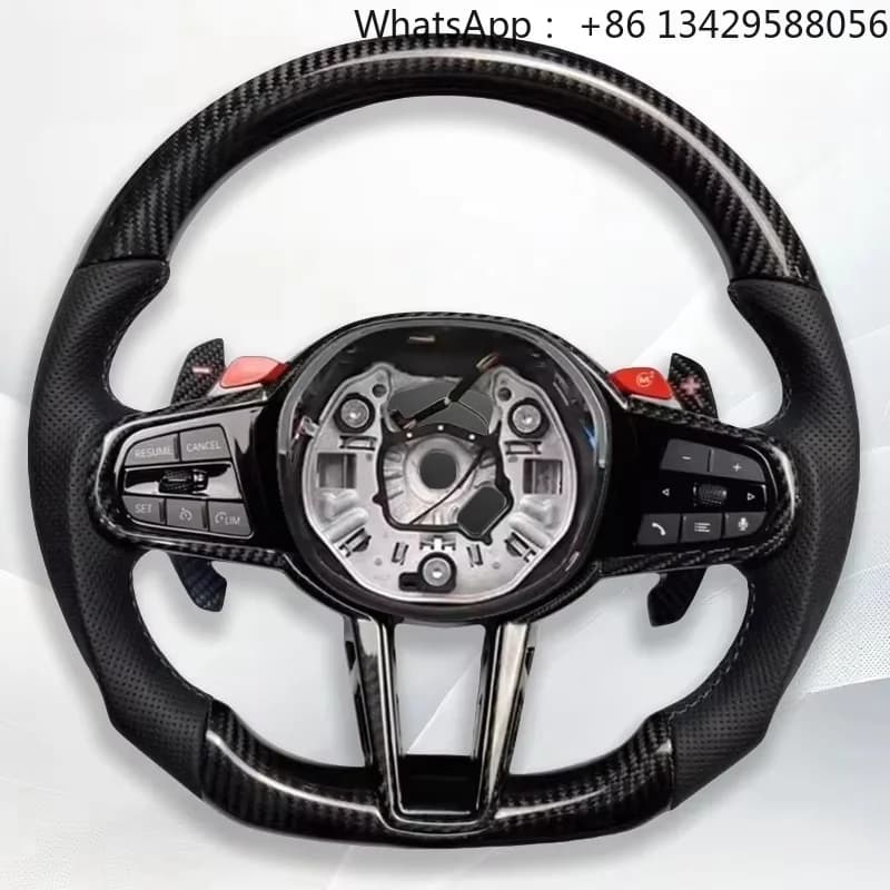 Customize Carbon Fiber Steering Wheel Car Accessories for  G11 G30 G31 G32 X3 G01 X4 G02 M2 G87 M3 G80 M4 G82 G42 G20 M5 F90