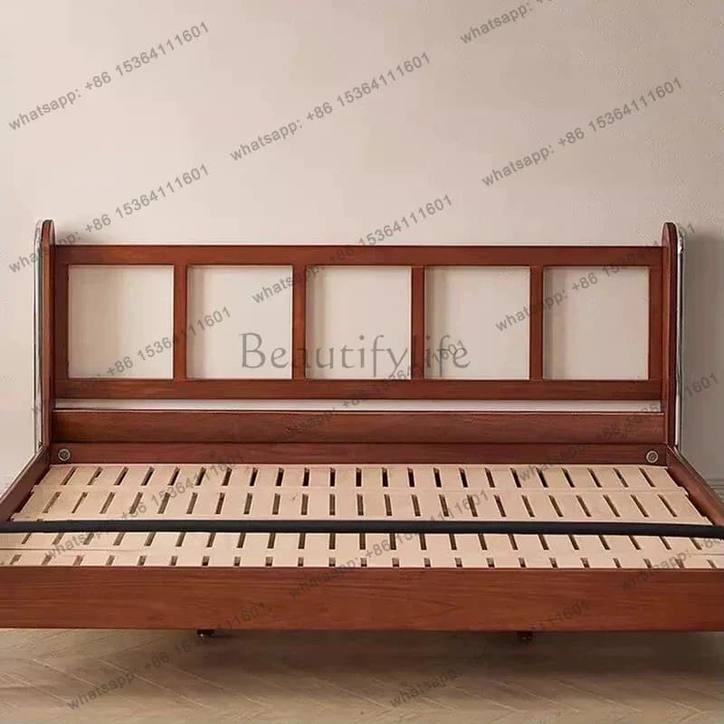 Modern Luxury Massage Bed Simple Platform Floating Safe Sleeping Iron Queen Design Bed Bedroom Frame Muebles