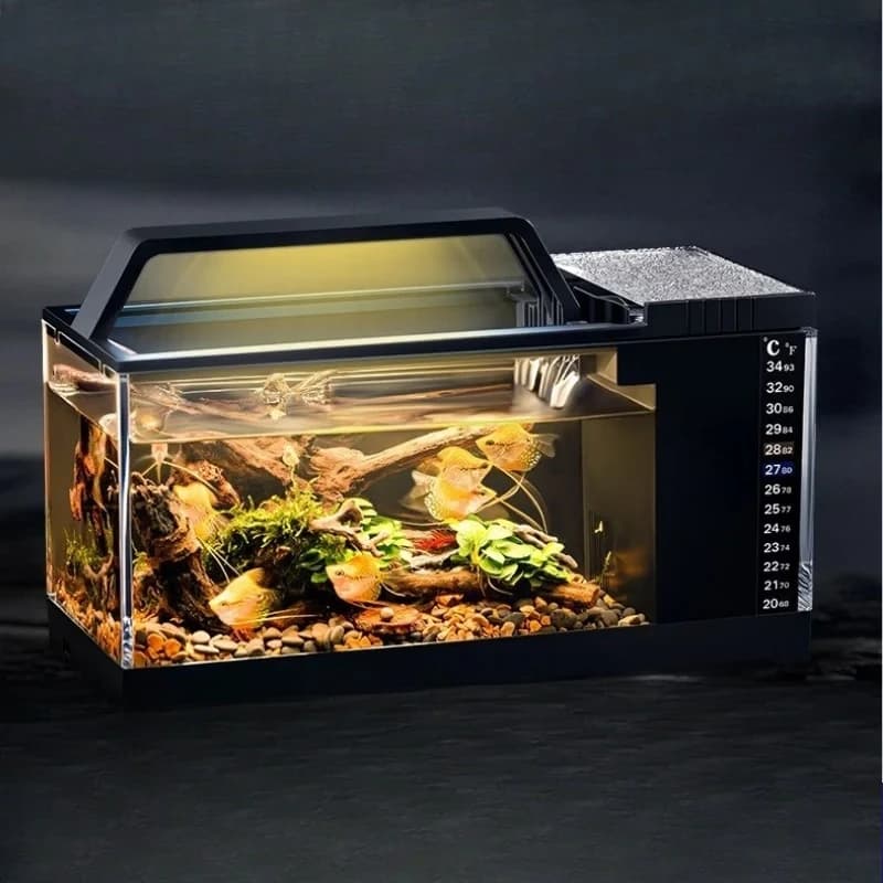 Fish  living room small mini Douyu  household tabletop ecological self circulating back filter goldfish