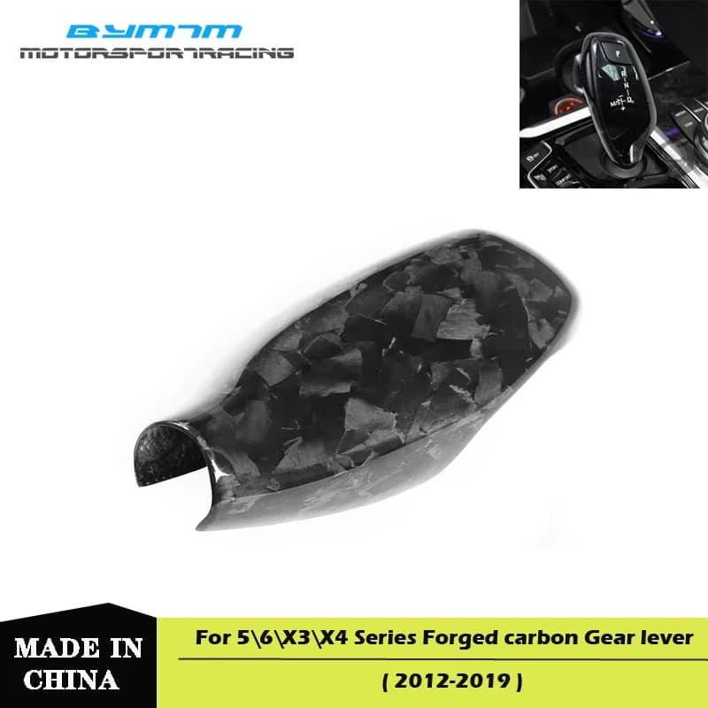 Forged dry carbon fiber Car interior Gear head Auto parts For BMW 5 7 6GT X3 X4 Series